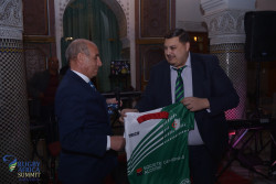 President FAR S Ben Hassen et President d'Honneur Rugby Afrique A Bougja.JPG