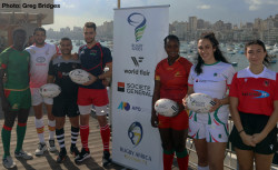 Overall men and women captains for Rugby Africas Regional 7s games held in Alexandria Egypt.jpg